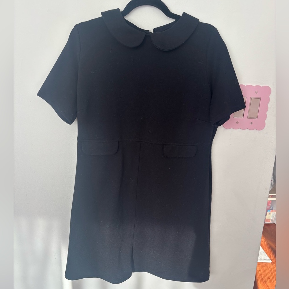 ASOS Black Dress with Peter Pan Collar